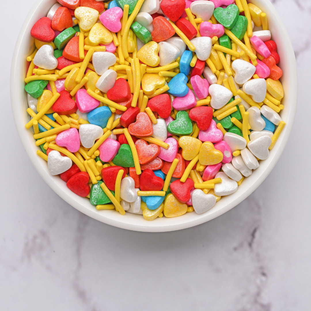 Confetti Hearts Sprinkles