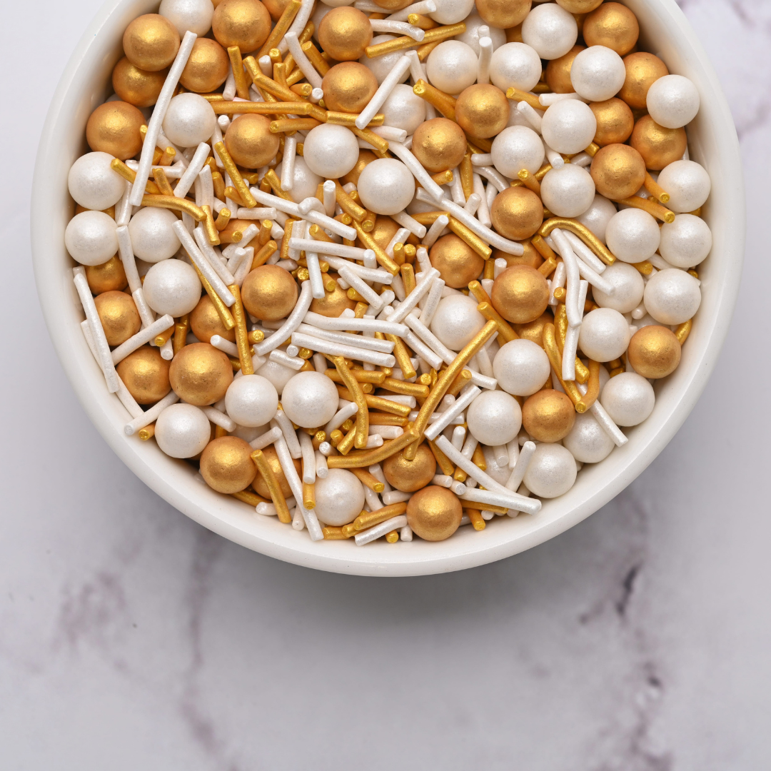 Golden Velvet Pearl Sprinkles